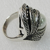 Metal Alloy Finger Rings, 32x22mm, Sold by Group