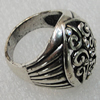 Metal Alloy Finger Rings, Horse Eye 25mm, Sold by Group