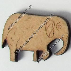 Wood Cabochons, 32x22mm, Sold by Bag