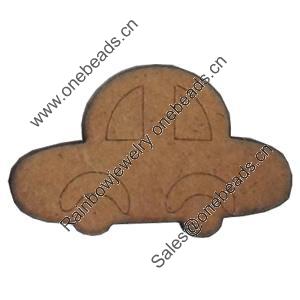 Wood Cabochons, 40x26mm, Sold by Bag