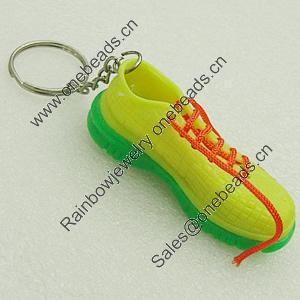 Key Chain With PVC, Shoes 64x26mm, Sold by PC