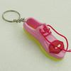 Key Chain With PVC, Shoes 63x21mm, Sold by PC