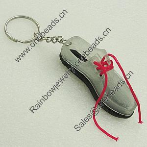 Key Chain With PVC, Shoes 63x21mm, Sold by PC