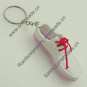 Key Chain With PVC, Shoes 63x21mm, Sold by PC