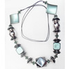 Fashionable Necklaces Cotton wax cord with Acrylic Beads, Necklaces:about 35.5-inch long, Sold by Strand