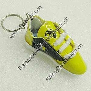 Key Chain With EVC, Shoes 75x26mm, Sold by PC