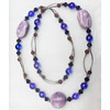 Fashionable Necklaces with Ceramics Beads, Necklaces:about 35.5-inch long, Sold by Strand