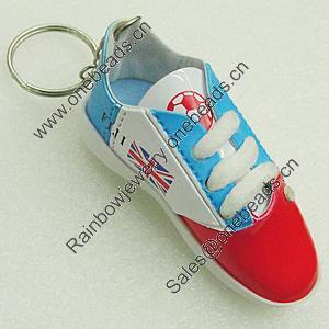 Key Chain With EVC, Shoes 75x26mm, Sold by PC