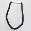 Fashionable Seed Glass Beads Necklaces, Necklaces:about 19.5-inch long, Sold by Strand