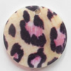 Shell Pendant, Flat Round, 25mm, Hole:Approx 1mm, Sold by Bag