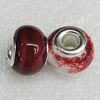 Ceramics Beads European, European Style, 15x11mm Hole:6mm, Sold by Bag