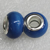 Ceramics Beads European, European Style, 15x11mm Hole:6mm, Sold by Bag