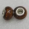 Ceramics Beads European, European Style, 15x11mm Hole:6mm, Sold by Bag