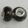 Ceramics Beads European, European Style, 14x10mm Hole:5mm, Sold by Bag