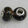 Ceramics Beads European, European Style, 15x11mm Hole:6mm, Sold by Bag