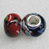 Ceramics Beads European, European Style, 15x11mm Hole:6mm, Sold by Bag