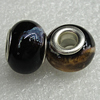 Ceramics Beads European, European Style, 15x11mm Hole:6mm, Sold by Bag