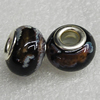 Ceramics Beads European, European Style, 15x11mm Hole:6mm, Sold by Bag