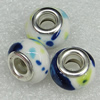 Ceramics Beads European, European Style, 15x11mm Hole:6mm, Sold by Bag