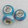 Ceramics Beads European, European Style, 15x11mm Hole:6mm, Sold by Bag