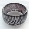 Resin Bracelet, width:35mm, Inner diameter:66mm, Sold by PC