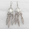 Zinc Alloy Earring, 77mm, Sold by Dozen 