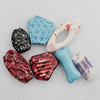 Ceramics Beads, Mix Style, 34x22mm-64x26mm Hole:2.5mm, Sold by Bag