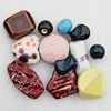 Ceramics Beads, Mix Style, 18mm-48x26mm Hole:2.5mm, Sold by Bag
