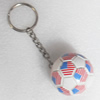 Plastic Key Chain, Football 40mm, Sold by PC