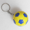 Plastic Key Chain, Football 40mm, Sold by PC