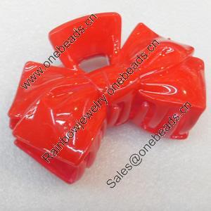Fashional hair Clip with Plastic, 60x94mm, Sold by Group