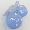 Fashional hair Clip with Plastic, Fruit 70x50mm, Sold by Group