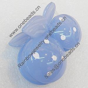 Fashional hair Clip with Plastic, Fruit 70x50mm, Sold by Group