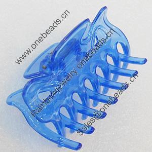 Fashional hair Clip with Plastic, 59x34mm, Sold by Group