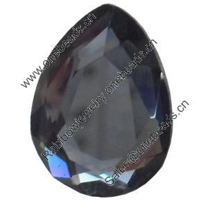 Crystal Cabochons, Teardrop, 18x25mm, Sold by Bag