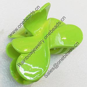 Fashional hair Clip with Plastic, 84x54mm, Sold by Group
