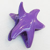 Fashional hair Clip with Plastic, Star 88mm, Sold by Group