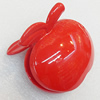 Fashional hair Clip with Plastic, Apple 60x57mm, Sold by Group