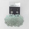 Iron Earrings, Flower 45mm, Sold by Group