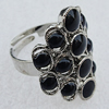Metal Alloy Finger Rings, 26x20mm, Sold by Box  