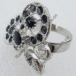 Metal Alloy Finger Rings, 29mm, Sold by Box  