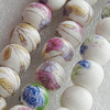 Ceramics Beads, Mix Style, Round 12mm Hole:2mm, Sold by Bag