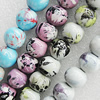 Ceramics Beads, Mix Style, Round 10mm Hole:1.5mm, Sold by Bag