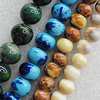 Ceramics Beads, Mix Style, 17x15mm Hole:2mm, Sold by Bag