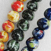 Ceramics Beads, Mix Style, 17x15mm Hole:2mm, Sold by Bag