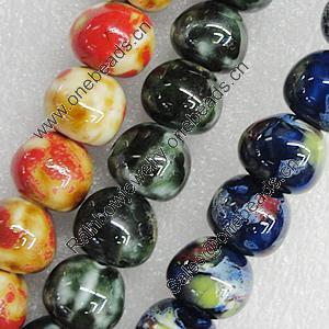 Ceramics Beads, Mix Style, 17x15mm Hole:2mm, Sold by Bag