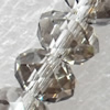 Glass Crystal Beads, Rondelle, 6mm, Hole:1mm, Sold by Strand