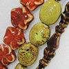 Ceramics Beads, Mix Style, 20mm-32x10mm Hole:1.5mm, Sold by Bag