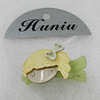 Fashional hair Clip with Acrylic, 36x30mm, Sold by Group