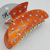 Fashional hair Clip with Acrylic, 93x41mm, Sold by Group